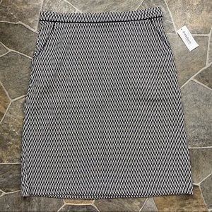 Dress Barn ZigZag Print Skirt